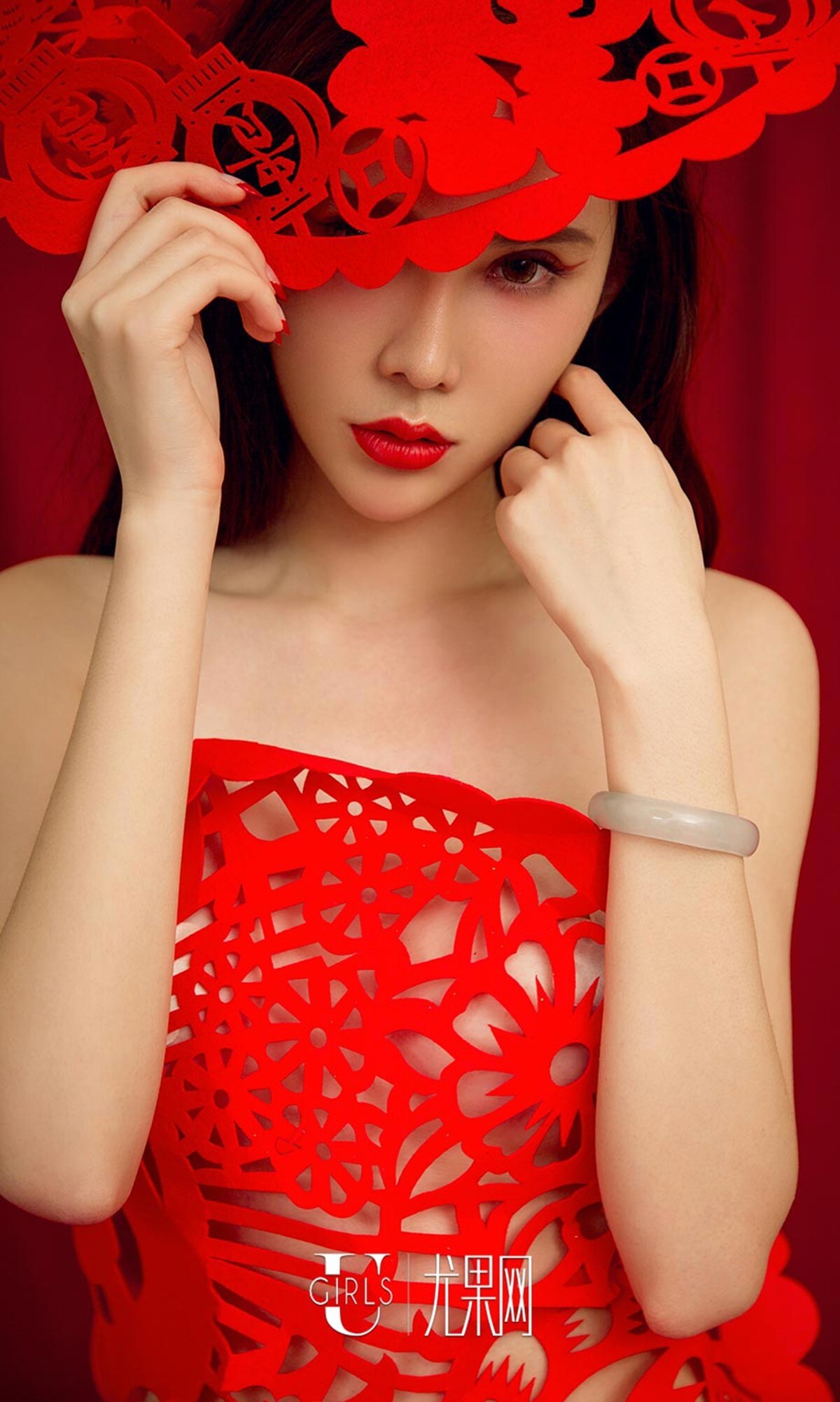 [Ugirls爱尤物]2017.01.27 No.619 窗花 萌琪琪